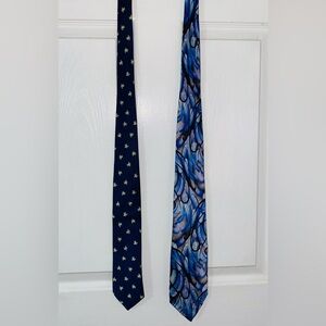 2 modern ties in great shape.